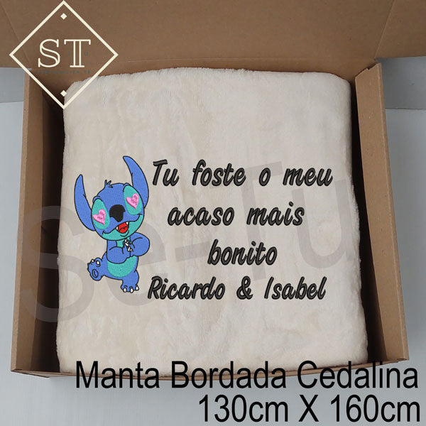 Manta Stitch - Tu Foste o acaso mais bonito